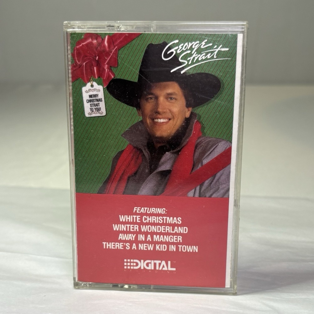 George Strait- Merry Christmas Strait To You 1986 Cassette Album MCA Records USA